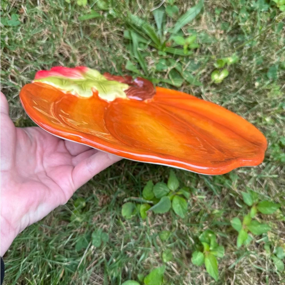 Pier 1 Imports Pumpkin Plate